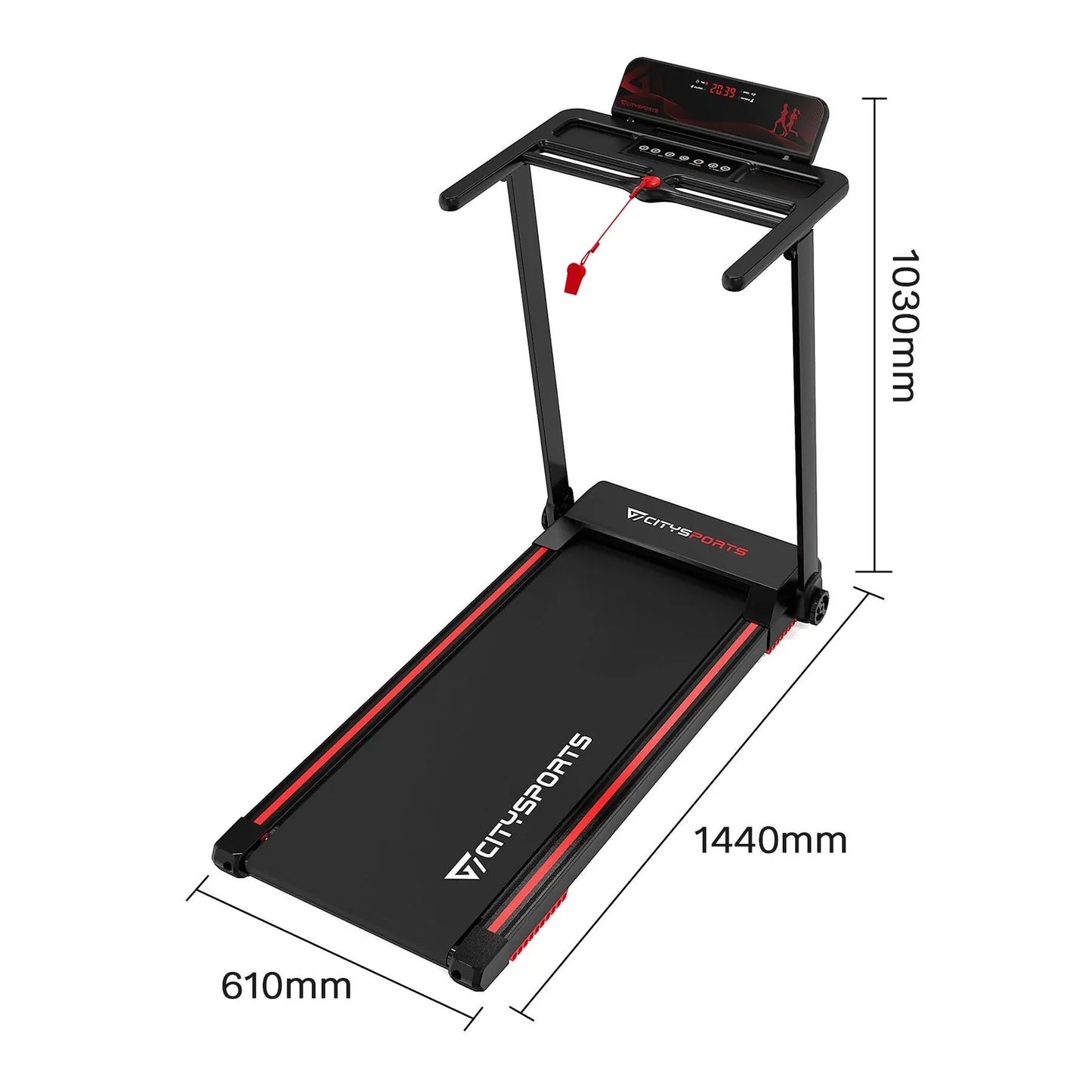 Tapis de course pliable Bluetooth